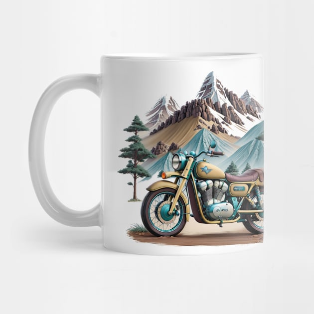 BIKES IN MOUNTAINS by HTA DESIGNS